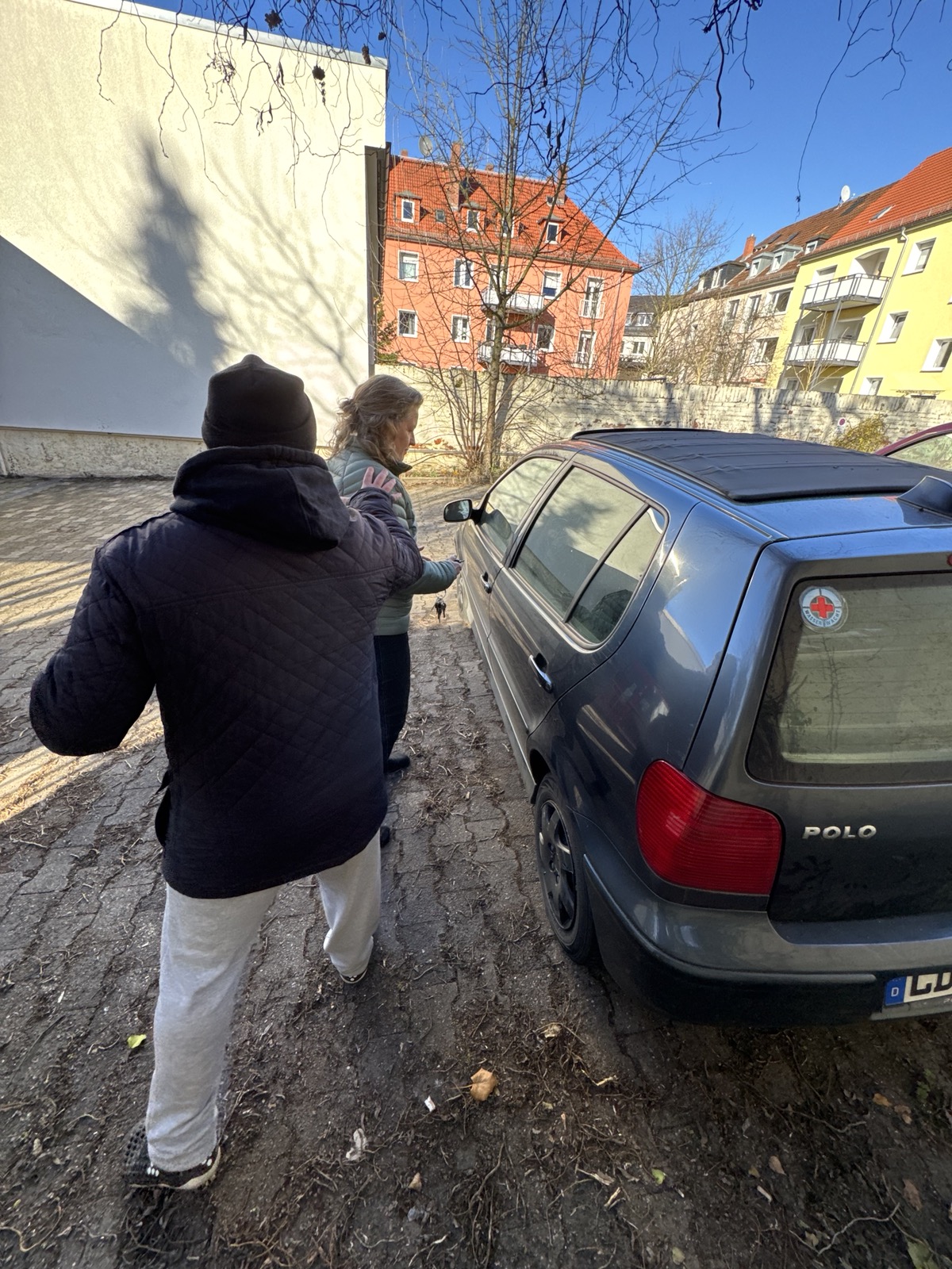 Selbstverteidigungs-Szenario – Parkplatz